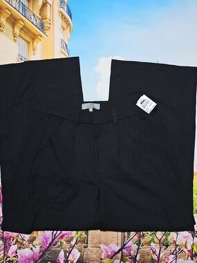 Wit & Wisdom High Waisted‎ Wide Leg Cargo Pants Size 16 New